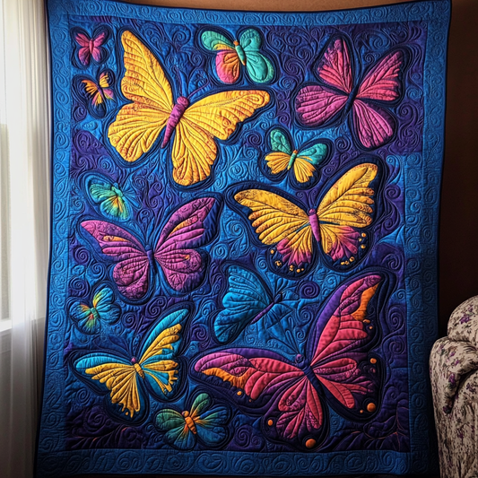 Night Butterflies XR1010005CL Quilt