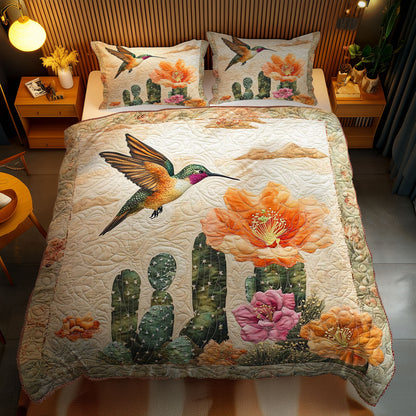 Golden Sunset Hummingbird WN0303092CL Duvet Cover Set