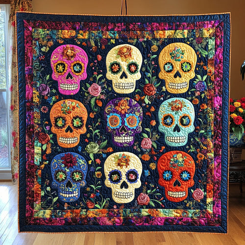 Calavera Carnival WJ0608009CL Quilt