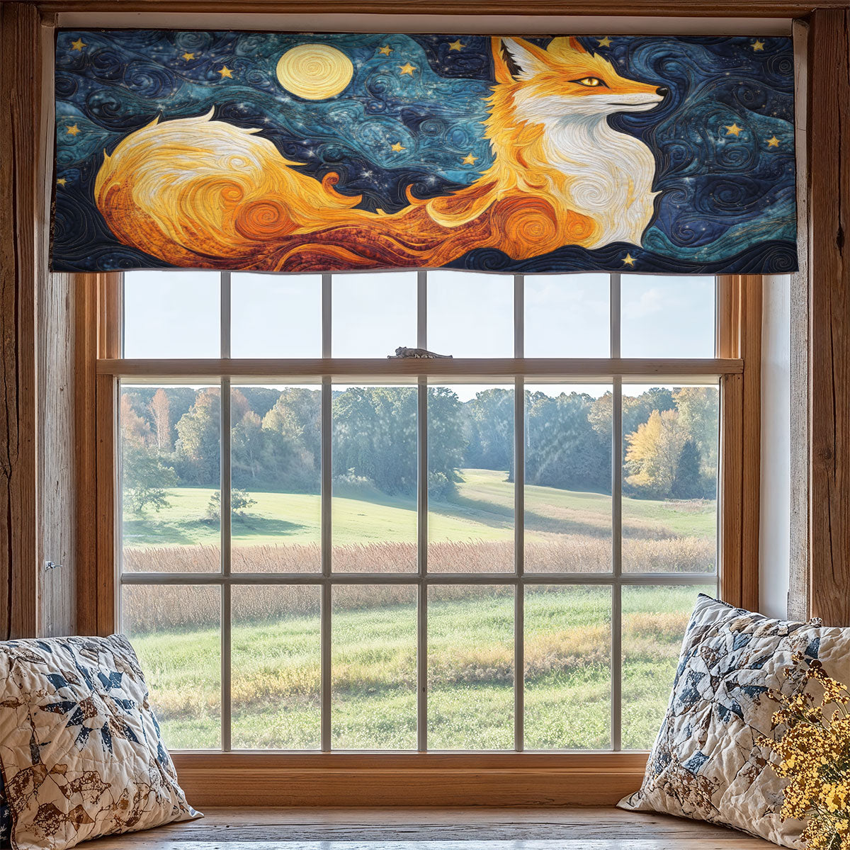 Fox Night WX2205030CL Quilted Valance