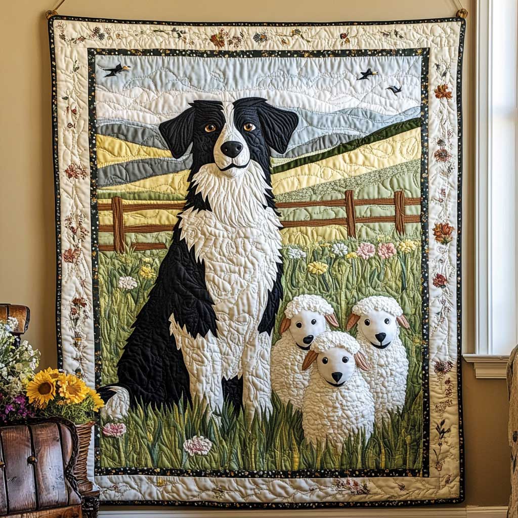 Dogs And Sheep CQ1705007CL Quilt