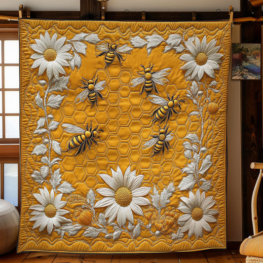 Daisy Beehive WY2403017CL Quilt
