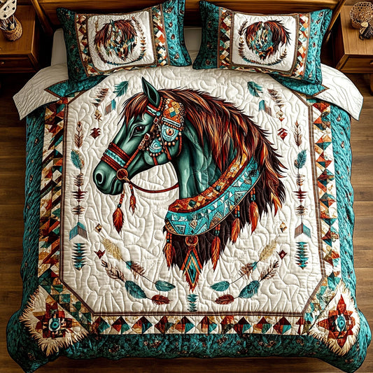 Native American Pattern Horse WY2901086CL Duvet Cover Set