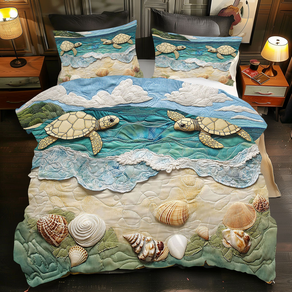 Sea Turtle WJ2112048CL Duvet Cover Set