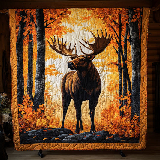 Golden Stag Autumn WY1108007CL Quilt