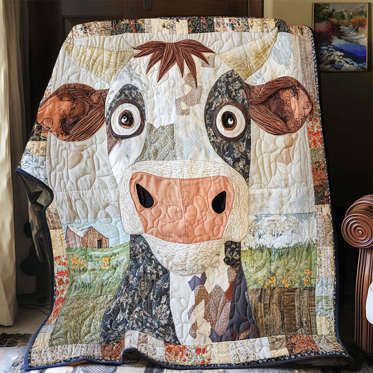 Cow Farm Patchwork YR1101003CL Quilt