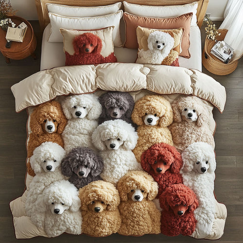 Fluffy Poodle CW2908022CL Duvet Cover Set