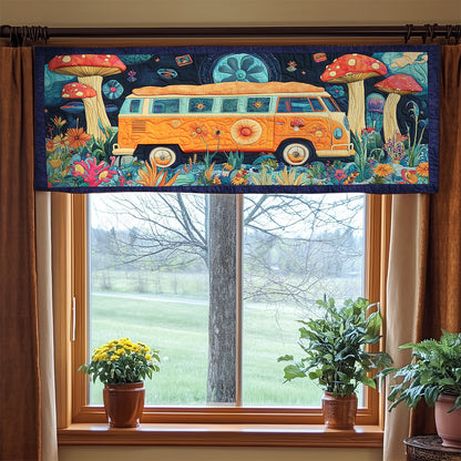 Mushroom Van WY1605047CL Quilted Valance