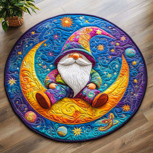 Hippie Gnome CM2404018CL Quilted Round Mat