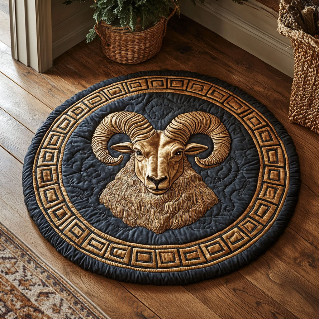Golden Horn CP1507056CL Quilted Round Mat