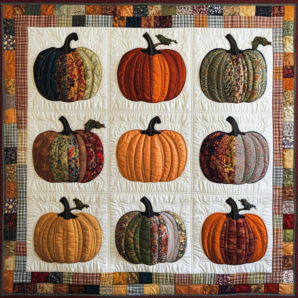 Pumpkin Loves XR1209003CL Quilt