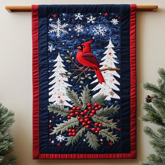 Cardinal Bird WJ0911034CL Quilted Table Runner