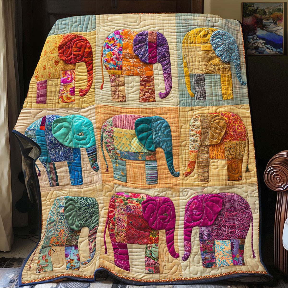 Elephant Parade CP0512138CL Quilt