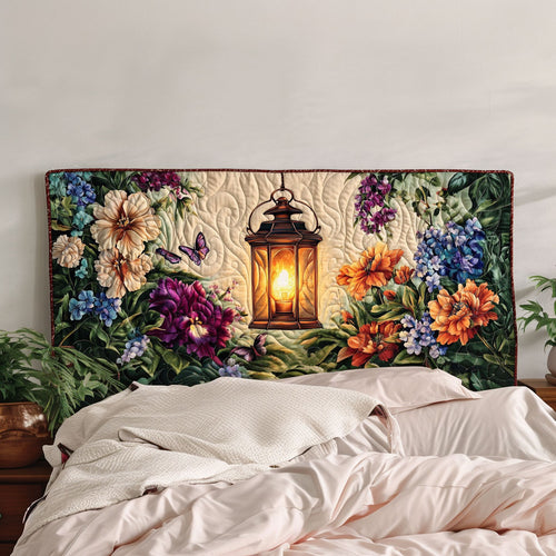 Whispering Bloom Lantern KL0201002CL Quilted Headboard Slipcover