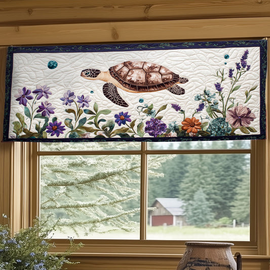 Wildflower Wanderer WY1407022CL Quilted Valance