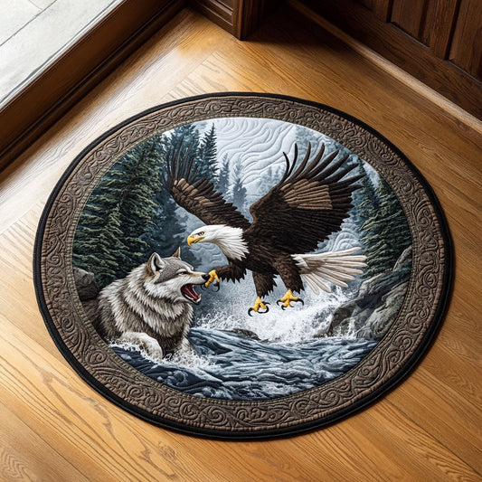 Confrontation WY2108028CL Quilted Round Mat