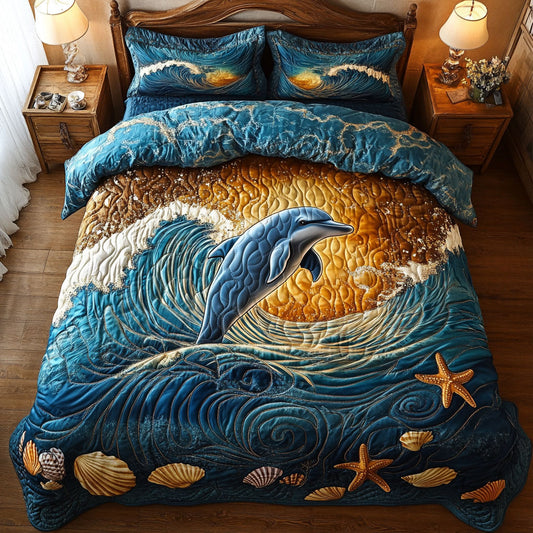 Dolphin Ocean WT1901007CL Duvet Cover Set