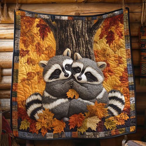 Raccoon Family CM1104010CL Quilt