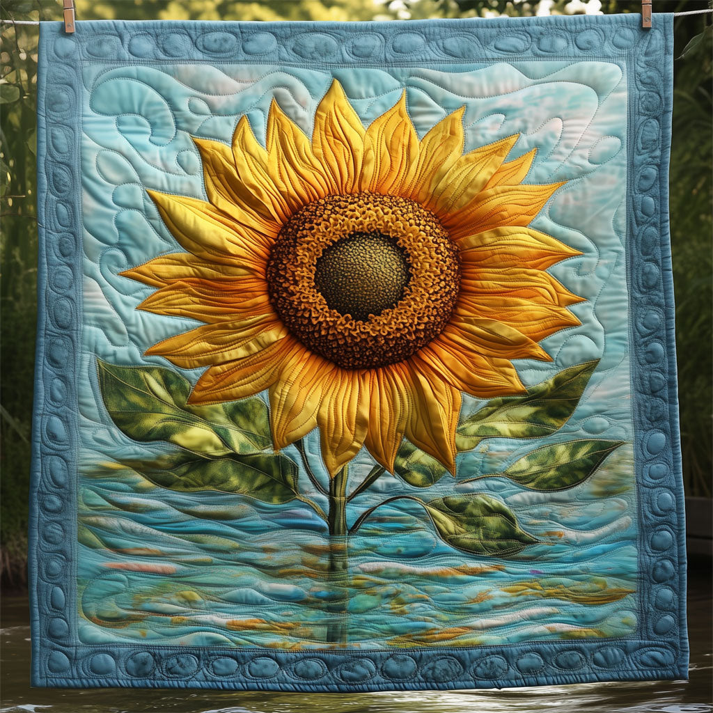 Sunflower Immersed In Water LT2409021CL Quilt