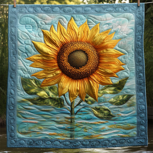 Sunflower Immersed In Water LT2409021CL Quilt