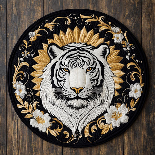 Tiger Flower WX2805046CL Quilted Round Mat