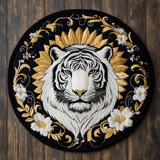 Tiger Flower WX2805046CL Quilted Round Mat