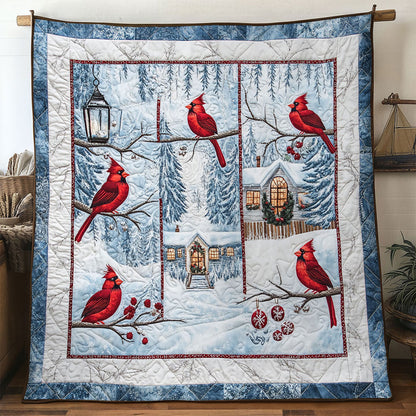 Frosted Pine Cardinal WN0711028CL Quilt