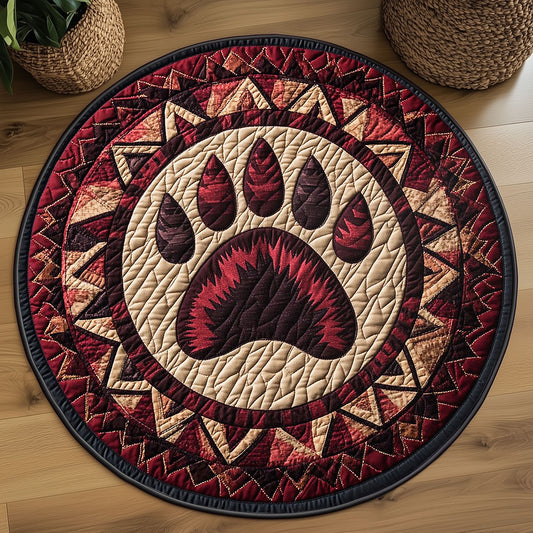 Viking Bear Claws WP2204071CL Quilted Round Mat