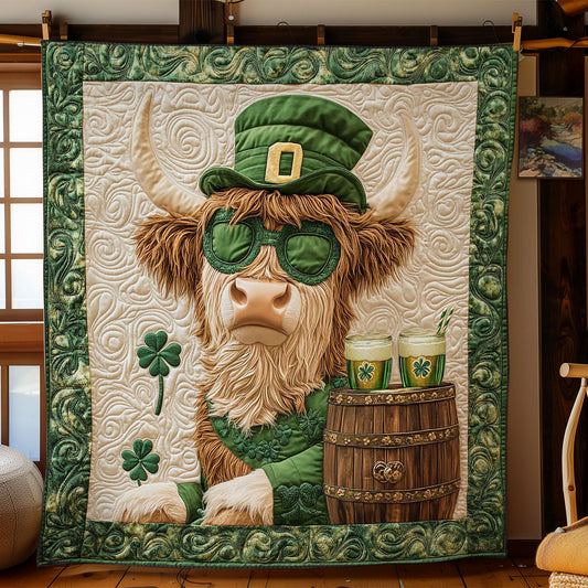 Lucky Highland Cow WN2712028CL Quilt