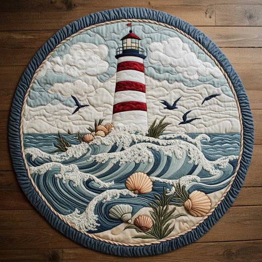 Lighthouse Horizon WN2403057CL Quilted Round Mat