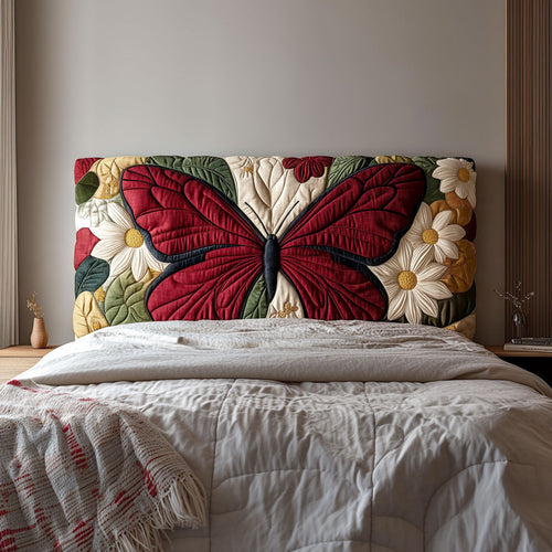 Daisy Butterfly QA2912021CL Quilted Headboard Slipcover