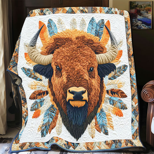 Native American Bison WP3012020CL Quilt