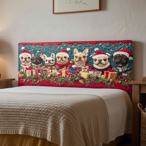 Bulldog Family CW1312005CL Quilted Headboard Slipcover