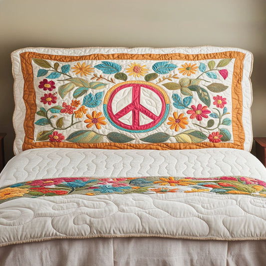 Golden Peace WN2212010CL Quilted Headboard Slipcover