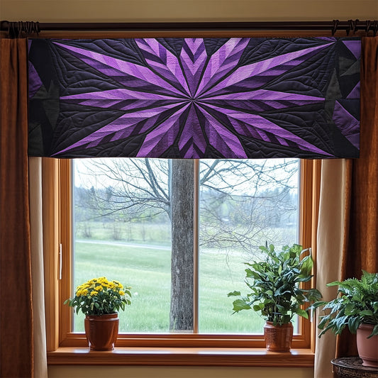 Purple Star WX1405035CL Quilted Valance