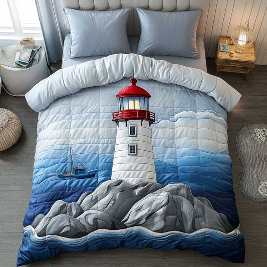 Seaside Lighthouse WN2503127CL Duvet Cover Set