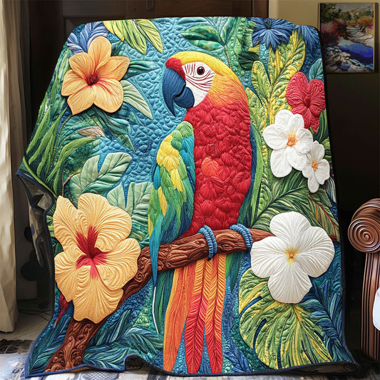 Floral Parrot WX0406024CL Quilt