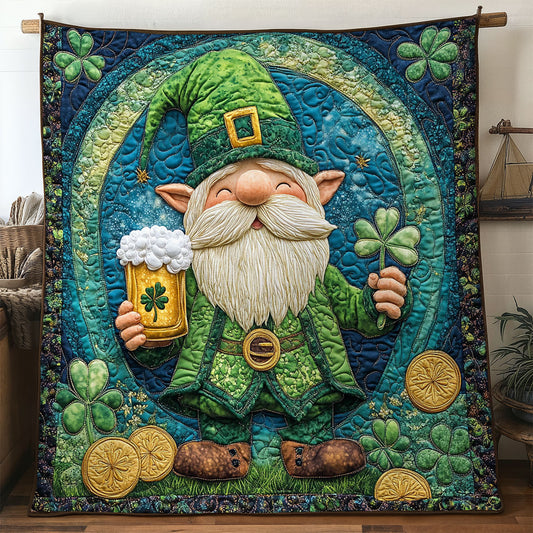 Gnome’s Green Parade WN1207039CL Quilt
