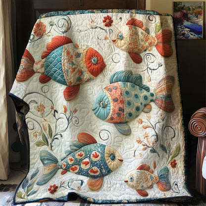 Fish Tale Bliss WJ0601001CL Quilt