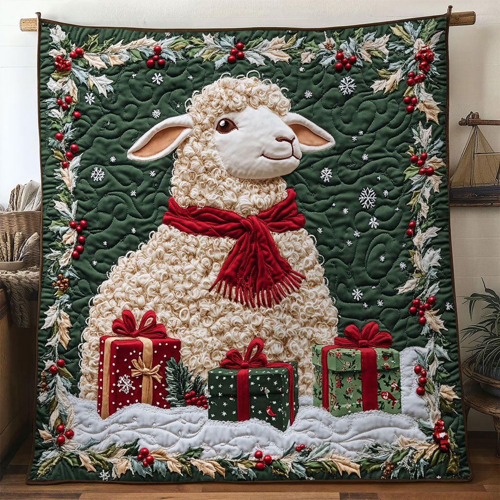 Red Bow Sheep WN3010051CL Quilt