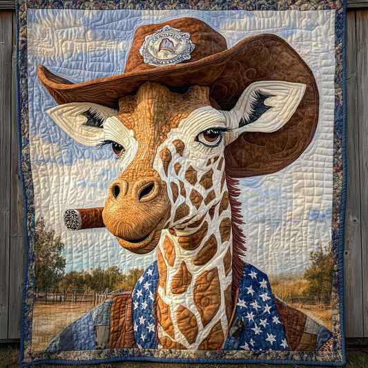 Cowboy Giraffe CW1605157CL Quilt
