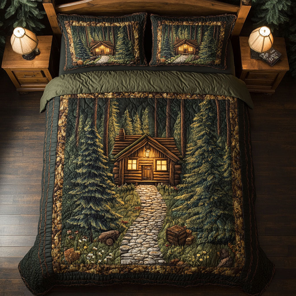 Mystic House In Forest WY1202048CL Duvet Cover Set