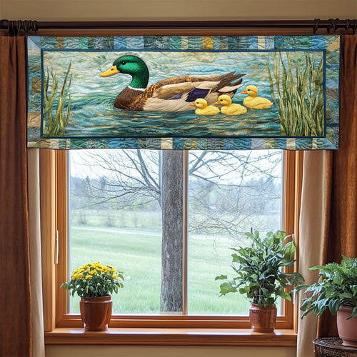 Mallard Duck WJ2804020CL Quilted Valance
