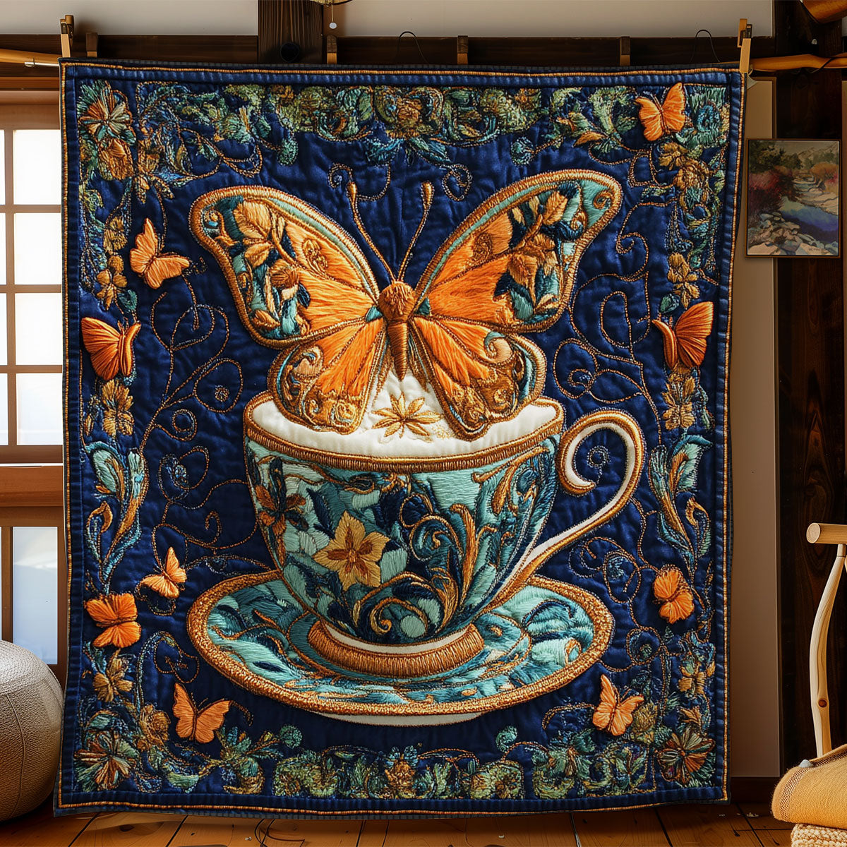Butterfly Serene WN0406027CL Quilt