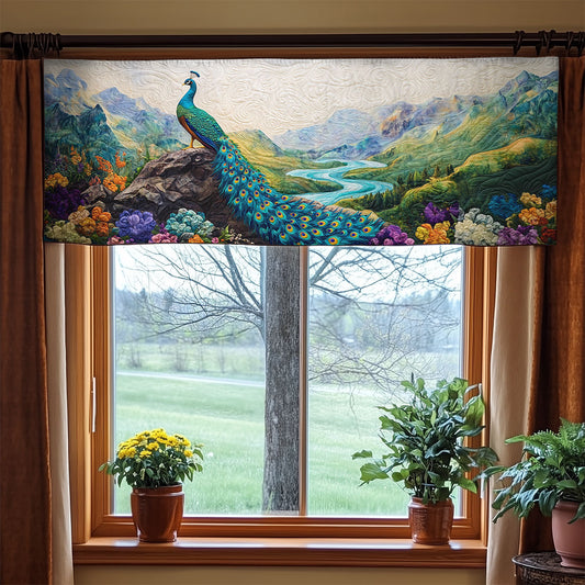 Peacock Mountain WX1705018CL Quilted Valance