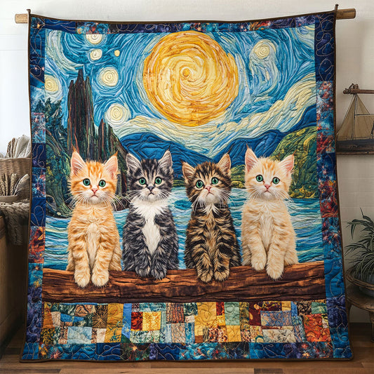 Moonlit Cat WN0501036CL Quilt