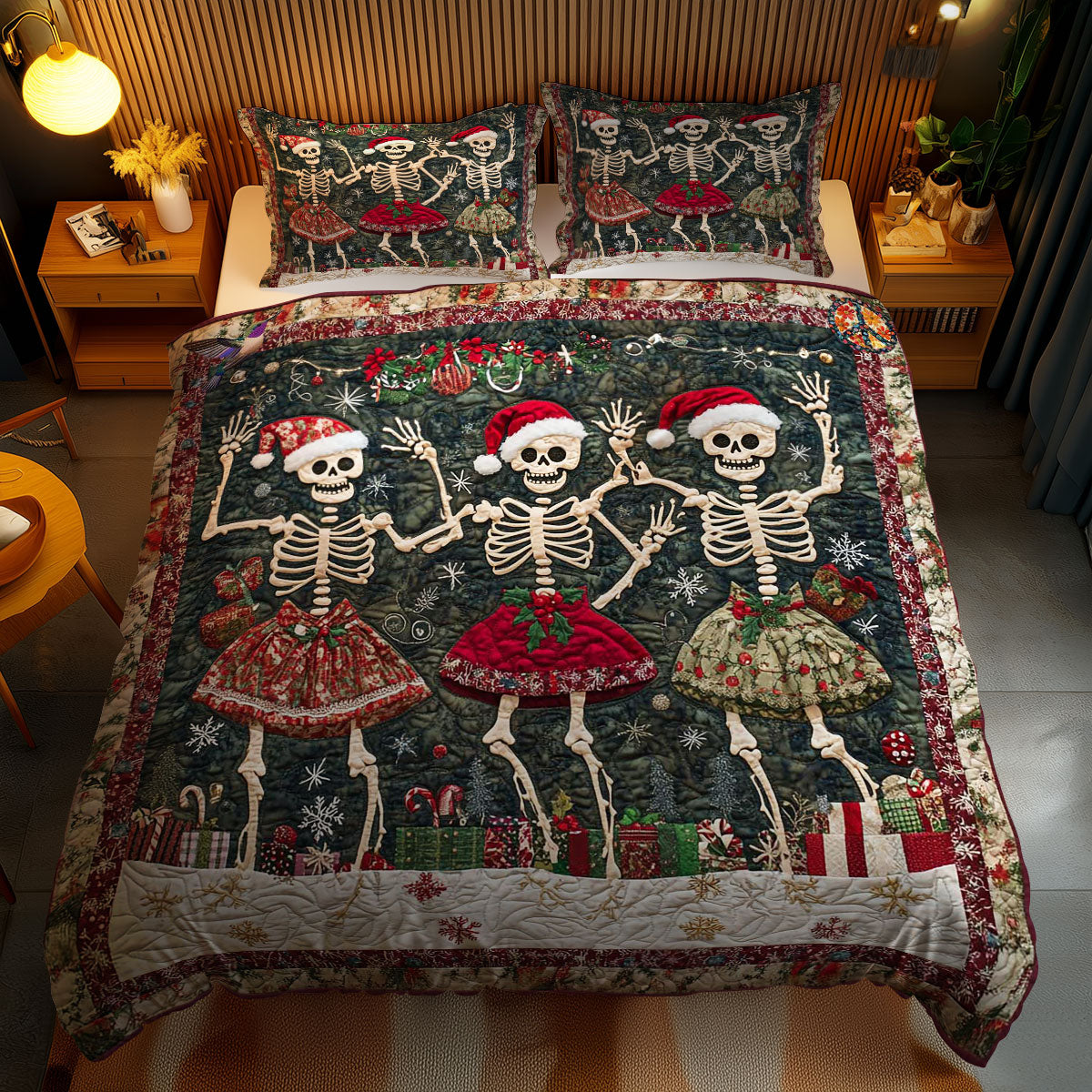 Dancing Skeletons Noel WN1212055CL Duvet Cover Set