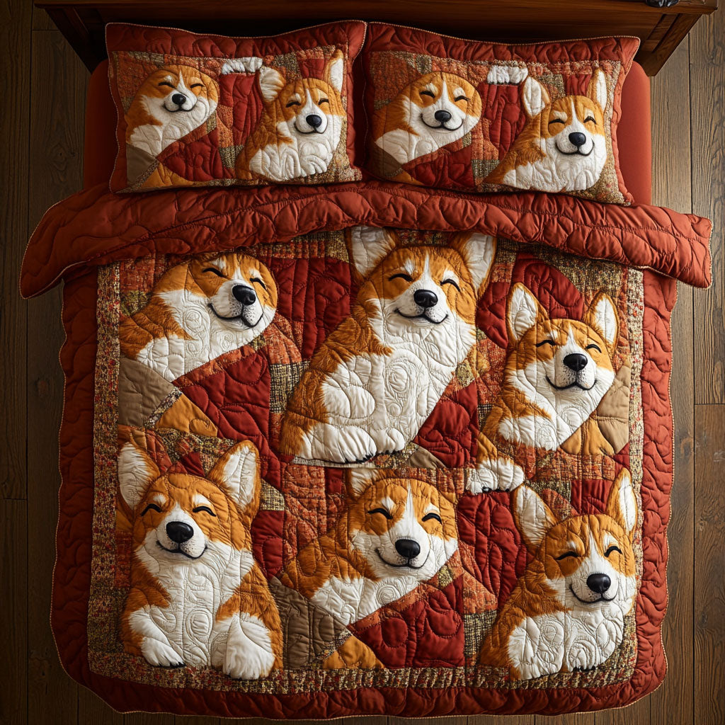 Corgi Sleepy Lane WN1207013CL Duvet Cover Set