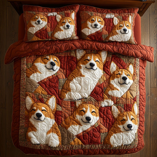 Corgi Sleepy Lane WN1207013CL Duvet Cover Set