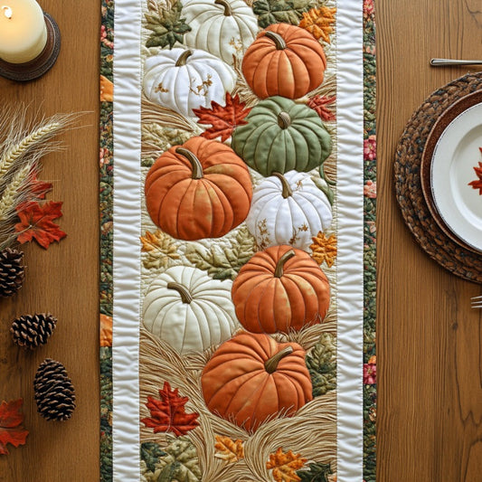 Opulent Harvest XR1609005CL Quilted Table Runner